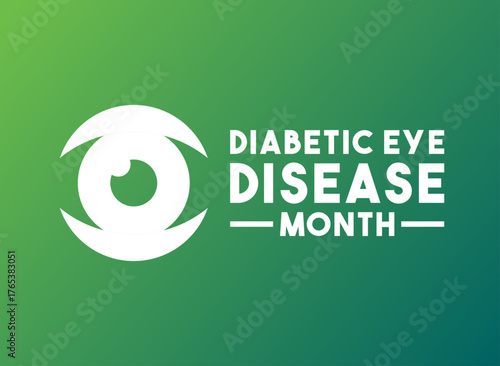 Diabetic Eye Disease Month. November.