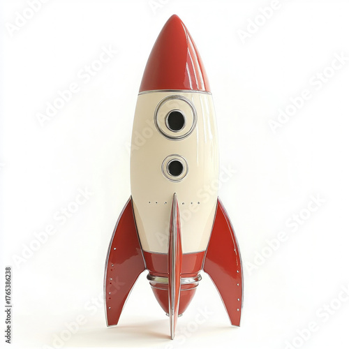 Rocket Ship Isolated