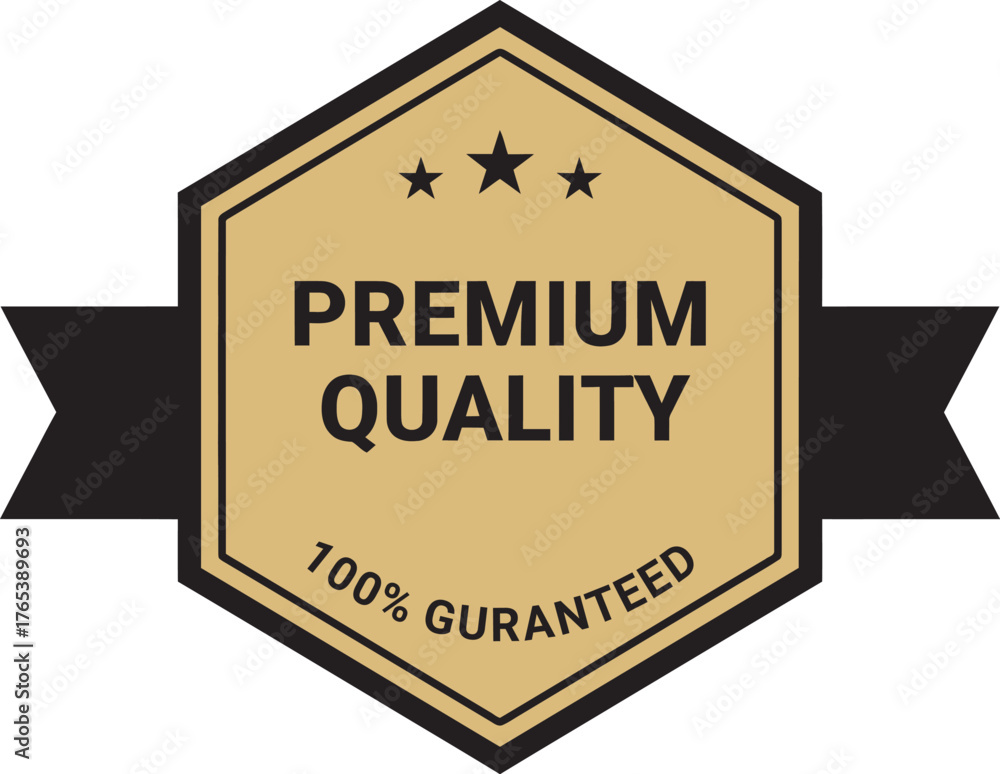 Obraz premium Premium Quality 100% Guaranteed Product Label For Sales Marketing