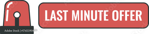 Urgent last minute offer alarm for a limited sale