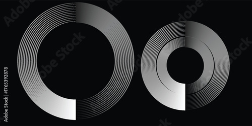 Abstract modern gradient horizontal template background. Trendy bright  art pattern