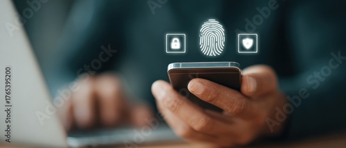 Fingerprint security mobile phone lock privacy authentication biometric access protection identity verification password alternative secure technology