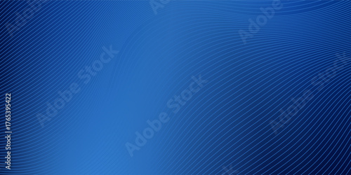 Blue lines abstract blue abstract background with a soft curve and smooth simple
