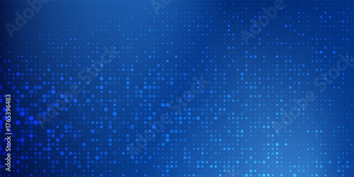 Modern dot abstract blue abstract background with a soft curve and smooth lighting design