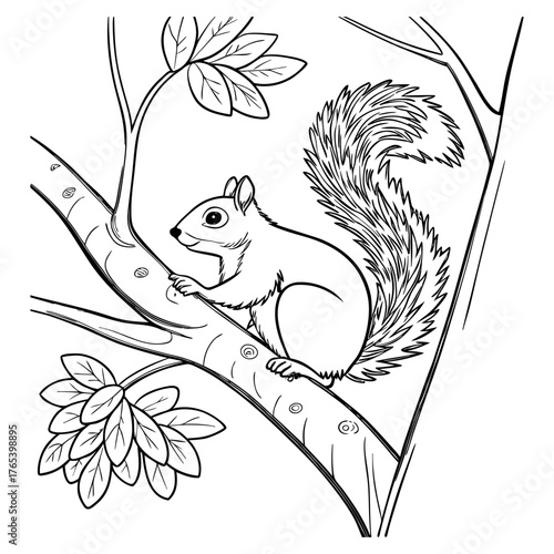 eastern-gray-squirrel-vector-