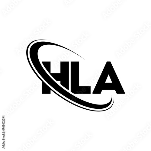 HLA Logo Design on White Background — Modern Business and Corporate Branding Symbol