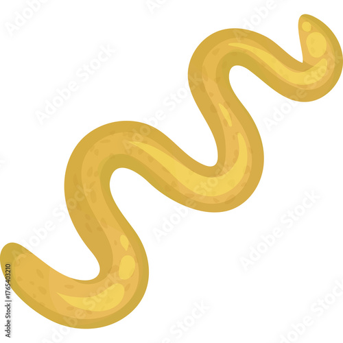 Wallpaper Mural Yellow Mustard Squeeze Swirl on Transparent Background Torontodigital.ca