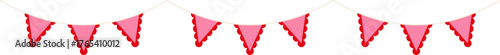New Year party flag decoration
