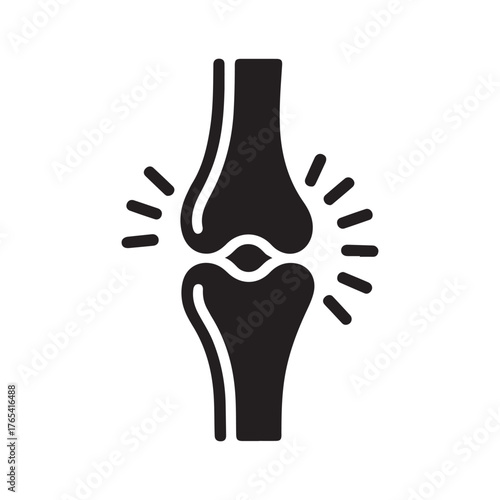 Knee Joint Pain Icons