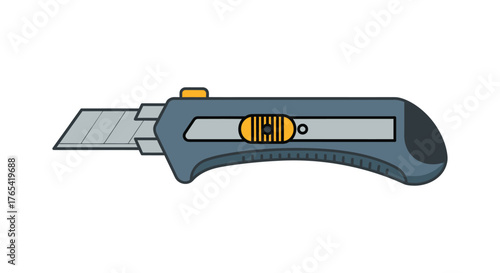 Gray box cutter for cutting and construction purposes