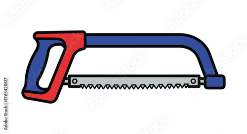 Coping saw, a hand tool used for cutting curves in wood
