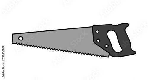 Hand saw, a tool for cutting wood or other materials by hand