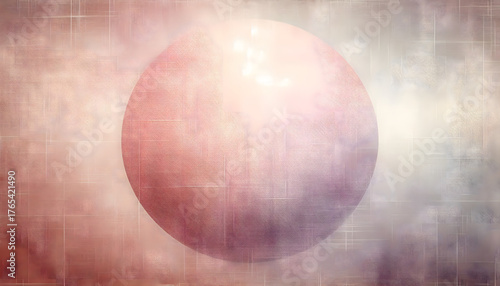 Blurry pastel gradient of rose and lilac hues with linen texture overlay and minimal aesthetic tone