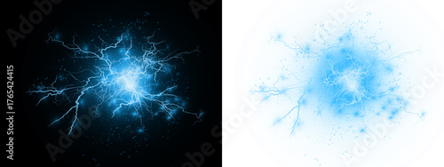 Png Electric Blue Plasma Ring PNG Overlay on transparent background