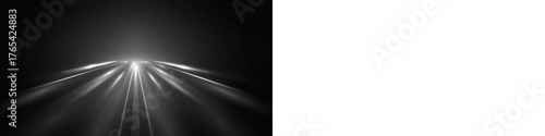 Automobile, background, beam, blur, bright in a fast futuristic motion. Transparent PNG perfect for Overlay in car trails, night city lights, or abstract highway speed effects. Includes PNG file.	
