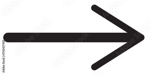 Long arrows icon set. Vector set of trendy long arrows left and right in flat style. Replaceable vector design. Long red curved arrow. Red long arrow vector icon. Flat style long arrow symbol.