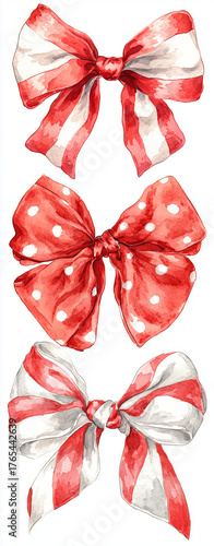 red ribbon bow