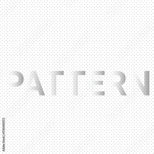Seamless pattern background with circular and diamond shapes in soft gray tones.