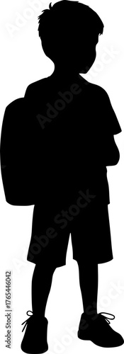 Design of boy student draw