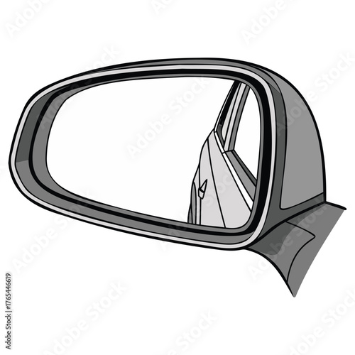 Vehicle Side View Emblem Automotive Mirror Design