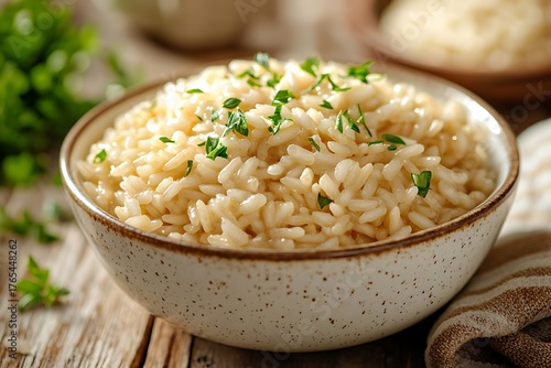 Freshly made risotto ideal for a comforting meal high resolution picture