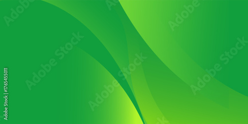 Abstract green wave background. Fluid shapes composition. vector design concept. Decorative web layout or poster, banner