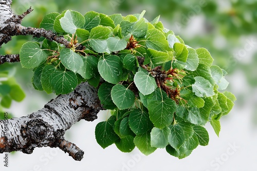 Green heart shaped leaves high resolution picture