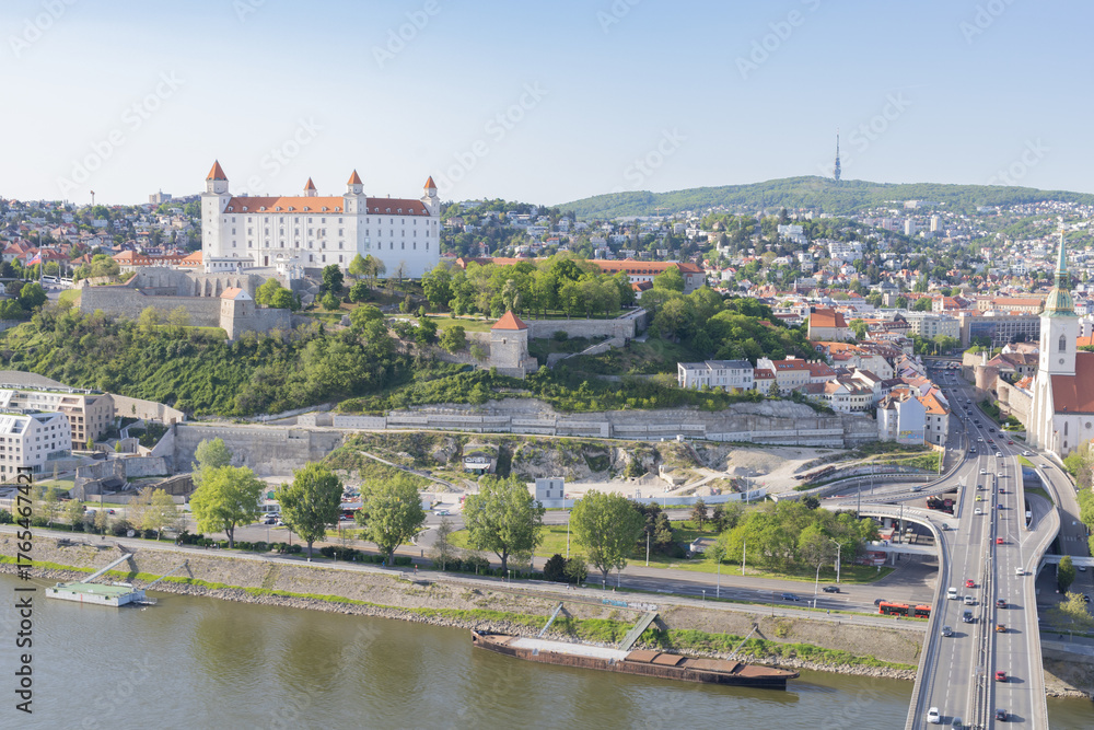 Fototapeta premium views across Bratislava