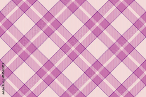 Elegant plaid pattern in soft pink and purple hues. Versatile for textile design, backgrounds, or creative projects requiring a classic, refined touch.