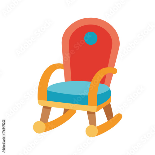 rocking chair isolated