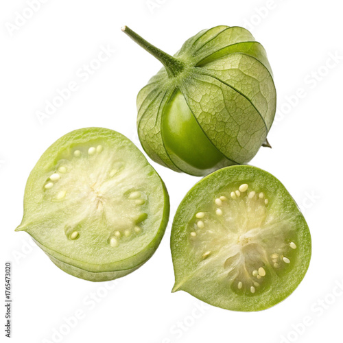 Wallpaper Mural Tomatillo halves PNG (transparent) Torontodigital.ca