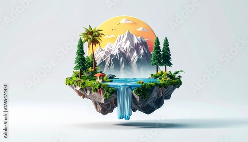 grass-filled concept of earthly nature