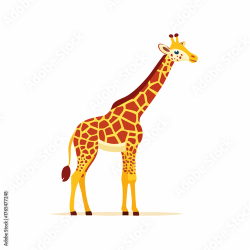 Icône vectorielle simple représentant animal sauvage de la savane