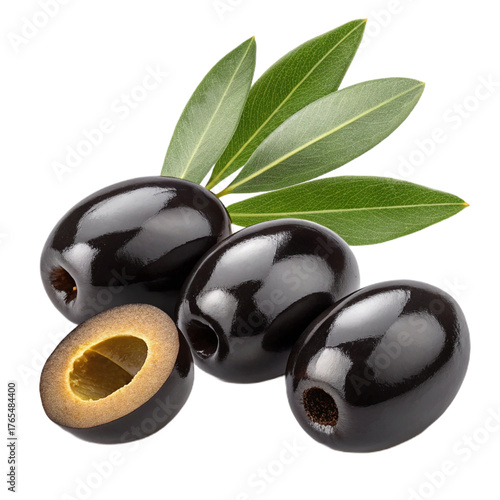 Wallpaper Mural Black olives pitted PNG (transparent) Torontodigital.ca