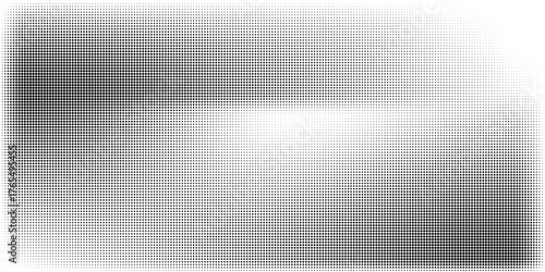 Halftone faded gradient texture. Grunge halftone grit background. White and black sand noise wallpaper. Retro pixilated vector backdrop