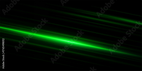 Abstract green and blue digital wave motion design loop animation with a light glow and subtle blur effect