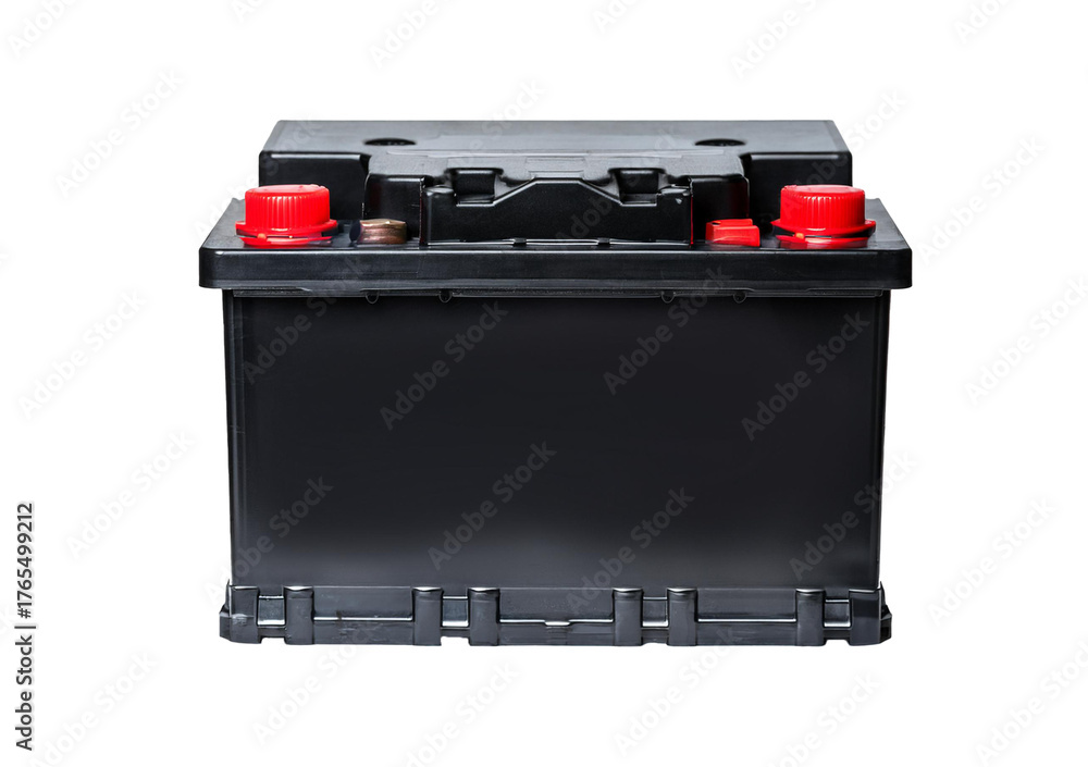 Fototapeta premium Car battery isolated on transparent or white background