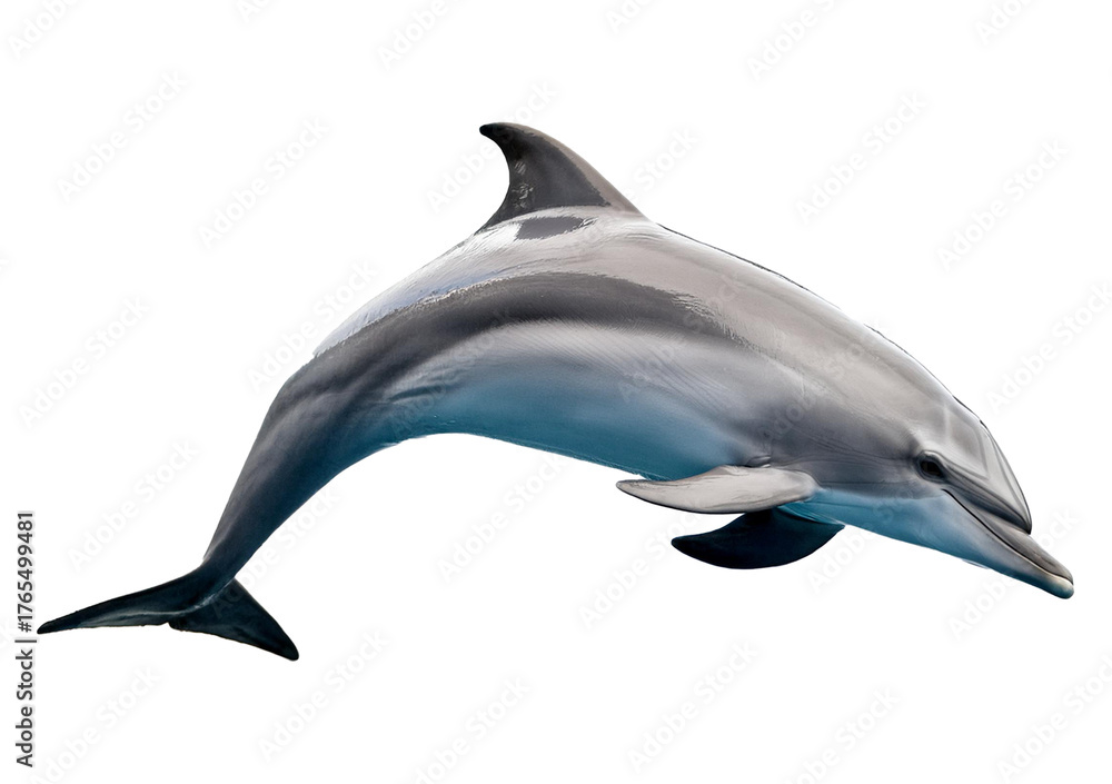 Obraz premium Dolphin isolated on transparent or white background