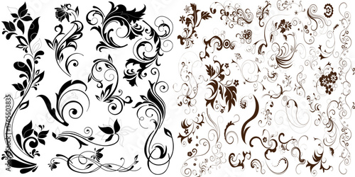 Floral abstraction set
