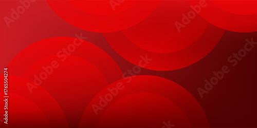 Red abstract background. Dynamic shapes composition. Eps10