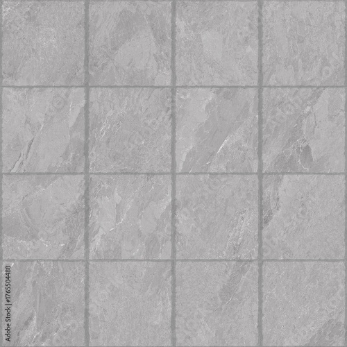 Wallpaper Mural Gray marble-patterned tiles arranged in a grid layout Torontodigital.ca