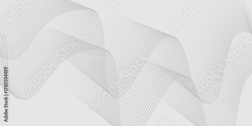 Abstract vector background with black wavy lines. EPS10