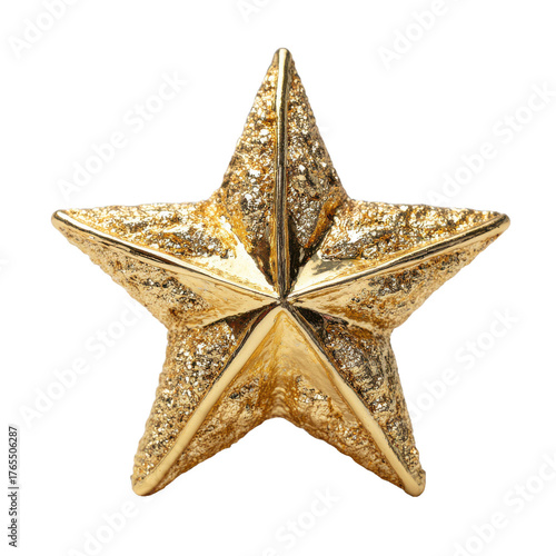 Gold star ornament png decoration png festive png holiday png shiny png bauble png hanging png Christmas png decor png luxury png transparent background image