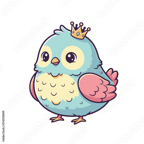 Cute Cartoon BirdIllustration