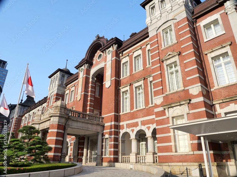 Obraz premium 夕方の東京駅