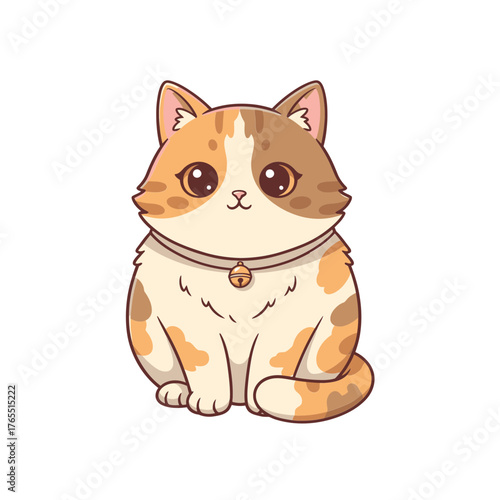 Cute Cartoon Cat Illustration
