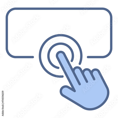 Click Link Blue Icon