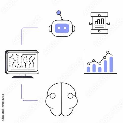 set of business icons