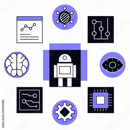 vector illustration of a set of business cards