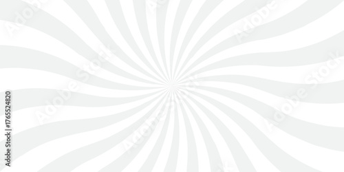 sunburst pattern white and gray design. Vintage sunrays illustration swirl line. sun beam vector banner design pop art comic burst gradient concept pattern.	
